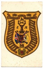 Military Postcard - Regimental Battle Honours, The Gordon Highlanders.