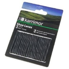 Karrimor Laces 120cm 150cm Black Charcoal Shoe Boot Walking 2 Sizes