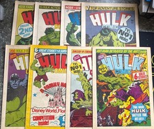 Hulk Comic Weekly lot Marvel