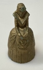 Vintage Brass Victorian Lady