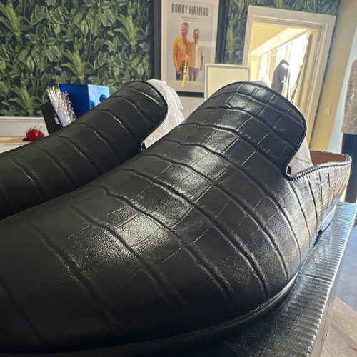 Prince men black leather - men's,