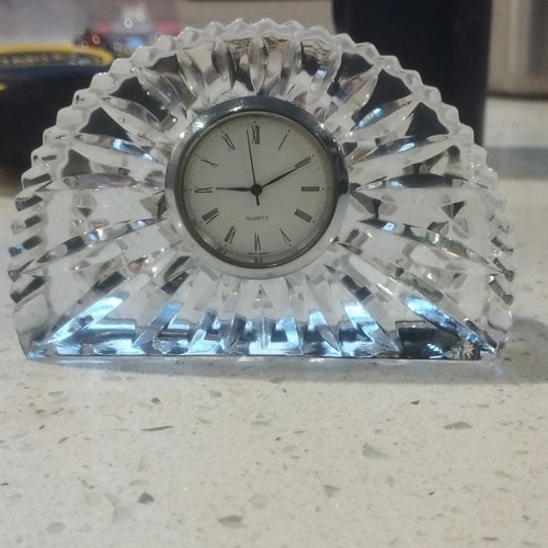 Cut crystal quartz - cut, desk