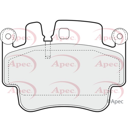 Brake pads set for porsche - for,