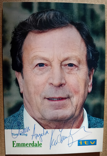 Original autographed emmerdale - autographed,