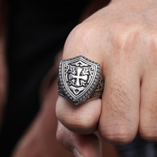 New Mens Big Templar Knight