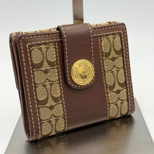 Coach bifold wallet signature - coach,