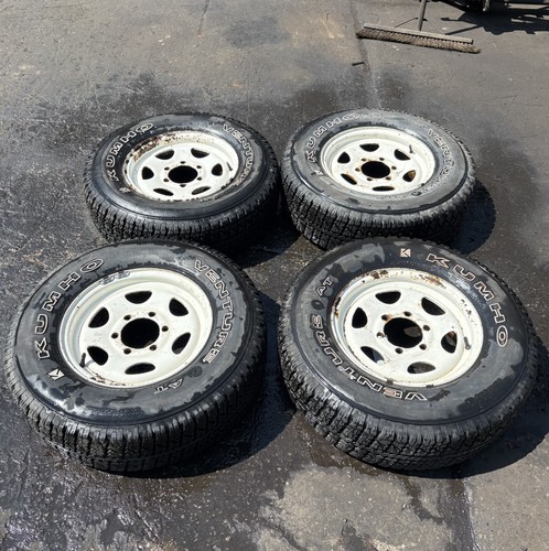 Steel wheel and tyre - 15", set