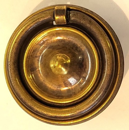 Brass ring handle - , pull