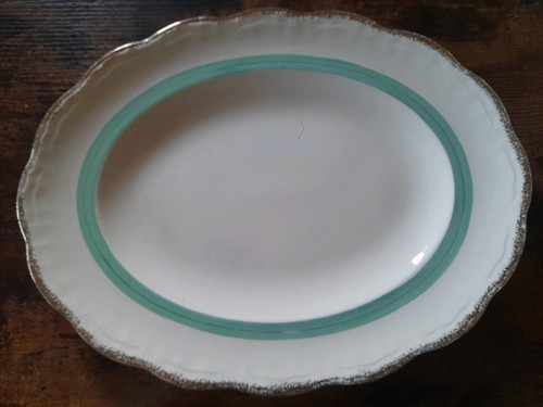 Alfred meakin large green gold - large, green/gold