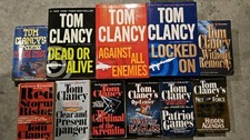 LOT OF 11 Tom Clancy Books