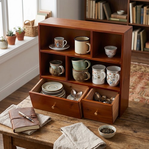 Rustic pine wood cup - rustic,