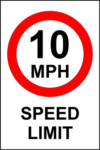 Mph speed limit - 10, safety