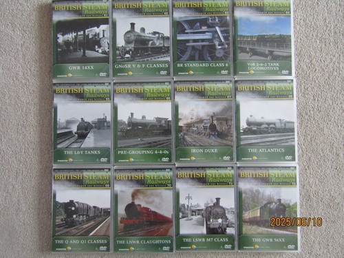 British steam railways dvds - british,