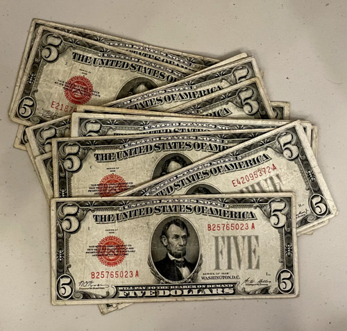 1928 red seal bill abe - 1928,