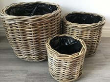 Round planters baskets - planters,