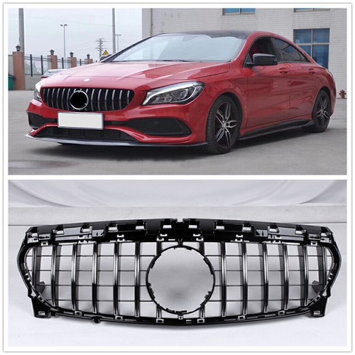Silver front bumper grille - silver,