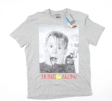 Home Alone Grey Graphic Print