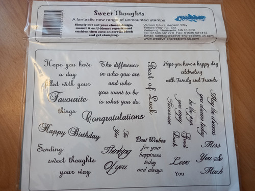 Rubber stamps for card - for, making