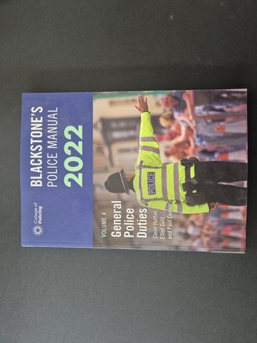 Blackstone police manuals - blackstone's,