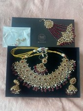 Red Asian Bridal Jewellery Set