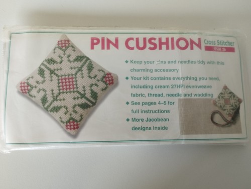 Cross stitcher pin cushion - cross,