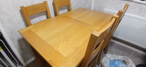 Solid oak dining - solid, table