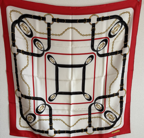 Vtg authentic cartier silk - authentic,