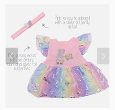 Tiny Treasures Chad Valley Dolls Outfit Set Butterfly Dress