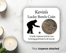 Personalised crown green bowls - crown,