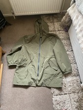 Ladies Hooded Jacket Khaki Pit To Pit 27 Inches New