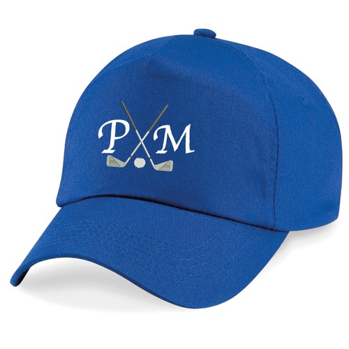 Personalised golf baseball cap - personalised,