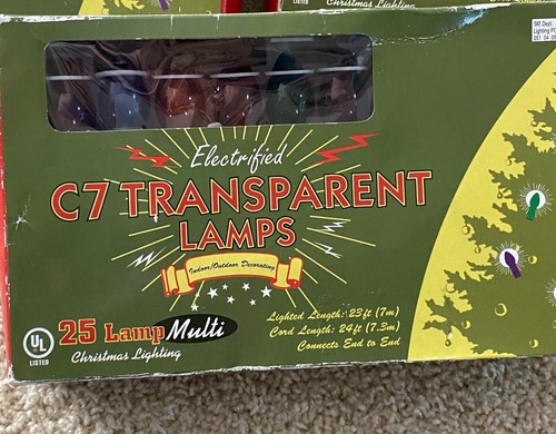 Vintage christmas lights - vintage, c7