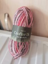 Sirdar Crofter DK Fair Isle Effect 50g Ball Pink 60 Lot 196099 Discontinued