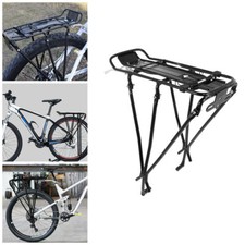Aluminum Alloy Rear Bicycle Pannier Rack Carrier Bag Luggage Cycle Mountain Bike