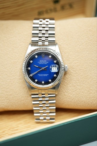 Gents steel white - &, gold