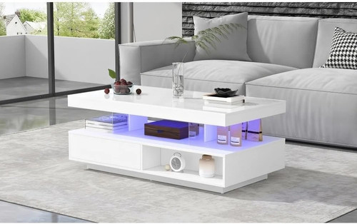 Led coffee table sale with - coffee,