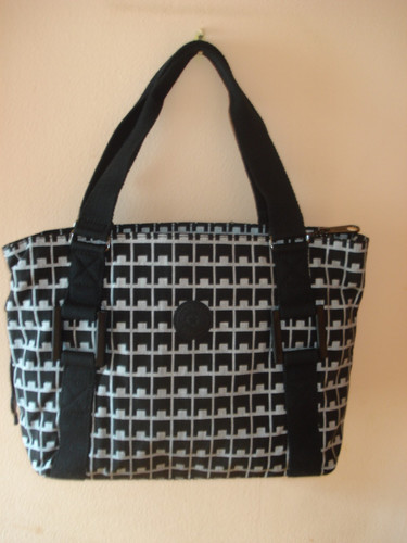 Kipling malibu black white - malibu, black/white