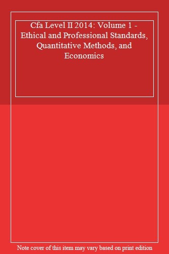 Cfa level 2014 volume - cfa, ii