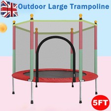 5FT Kid Trampoline With Safety