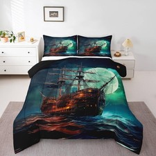 Pirate Ship Comforter Set Twin