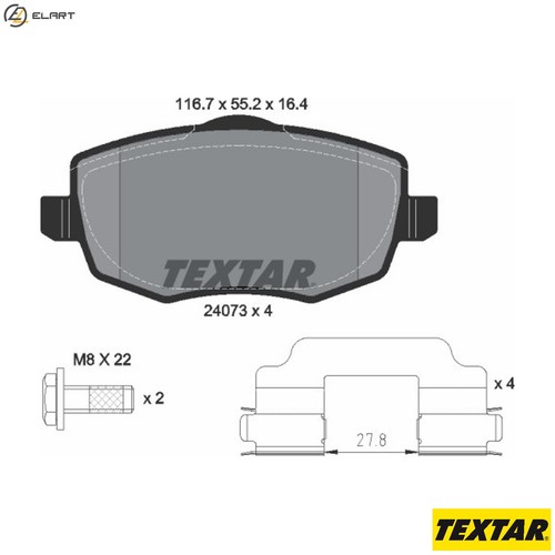 Brake pad set disc - brake,