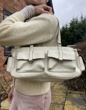 Topshop Distressed Cream Tan