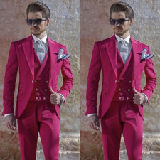 Hot Pink Men's Suit Business