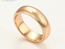 9K Gold Filled Lady Men 3 - 6mm Plain Ring Wedding Birthday Evening Prom R/9126