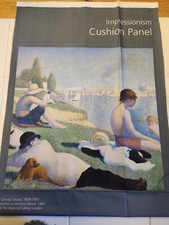 FABULOUS NATIONAL GALLERY IMPRESSIONISM CUSHION PANEL - 100% COTTON