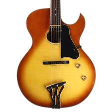 Washburn J4 Semi-Acoustic Archtop Guitar, Cherry Sunburst (Pre-Onwed)