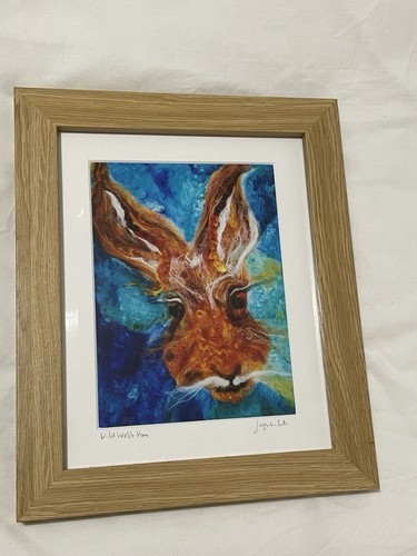 Wild welsh hare print - welsh, of