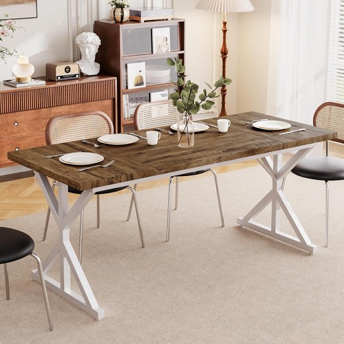 Farmhouse dining table - dining, 6