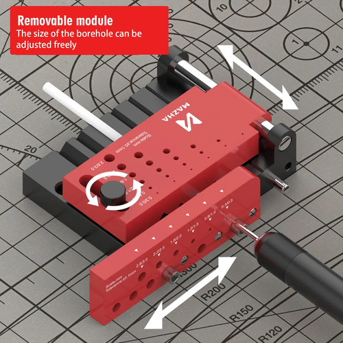 Round rod punching borehole - round,