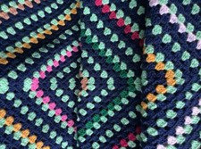 New Large Handmade Crochet Throw, Blanket, 150 cms,  Square